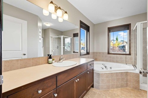 155 Sunset Close, Cochrane, AB - Indoor Photo Showing Bathroom