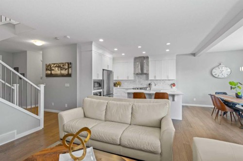 240 Cranbrook Circle Se, Calgary, AB - Indoor Photo Showing Living Room
