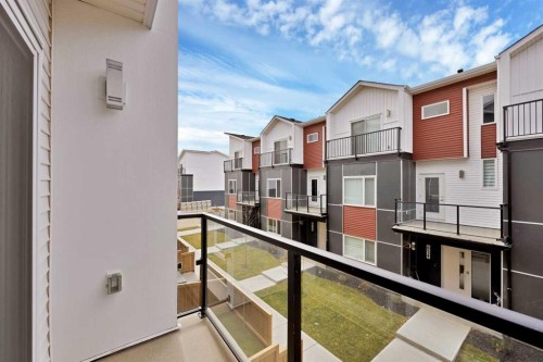 612 Red Sky Villas Ne, Calgary, AB - Outdoor With Balcony With Exterior