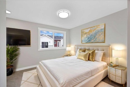 612 Red Sky Villas Ne, Calgary, AB - Indoor Photo Showing Bedroom