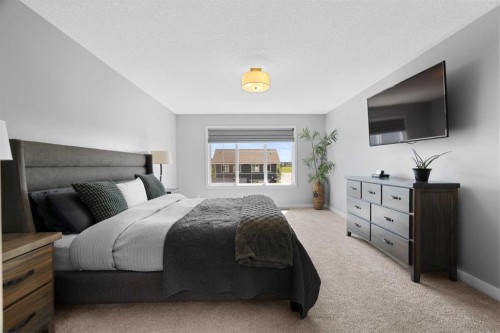 103 Masters Rise Se, Calgary, AB - Indoor Photo Showing Bedroom