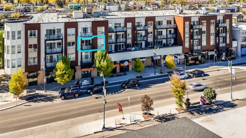 308-1899 45 Street Nw, Calgary, AB - Outdoor With Facade