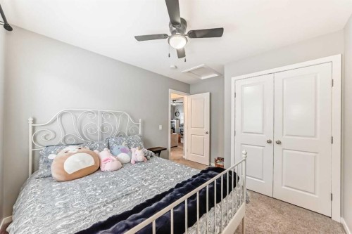 4 Bethune Way, Carstairs, AB - Indoor Photo Showing Bedroom