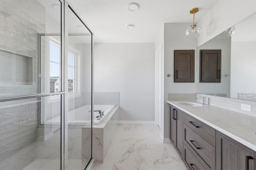 132 Lewiston Drive Ne, Calgary, AB - Indoor Photo Showing Bathroom