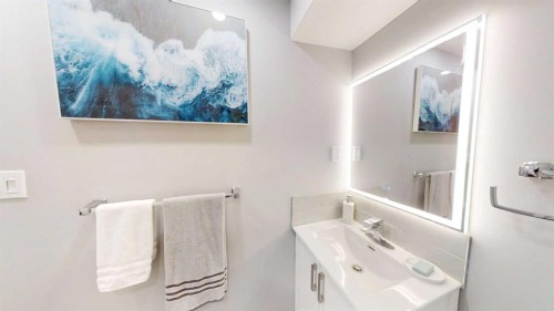 103 Prestwick Villas Se, Calgary, AB - Indoor Photo Showing Bathroom