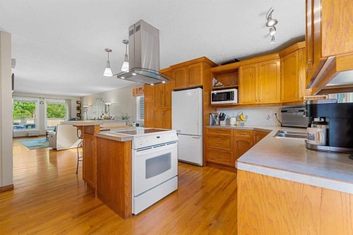 7 Bernard Court Nw, Calgary, AB - Indoor Photo Showing Kitchen With Double Sink