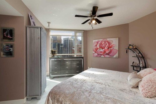 1303-804 3 Avenue Sw, Calgary, AB - Indoor Photo Showing Bedroom