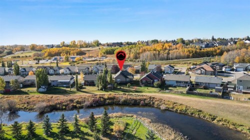 39 Valarosa Drive, Didsbury, AB - Outdoor With Body Of Water With View
