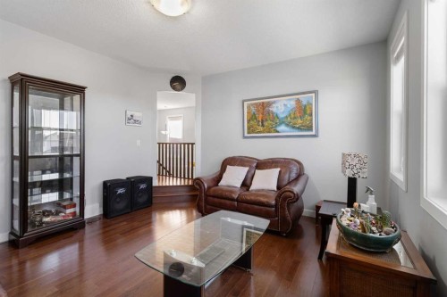 16 Redstone Parade Ne, Calgary, AB - Indoor Photo Showing Living Room