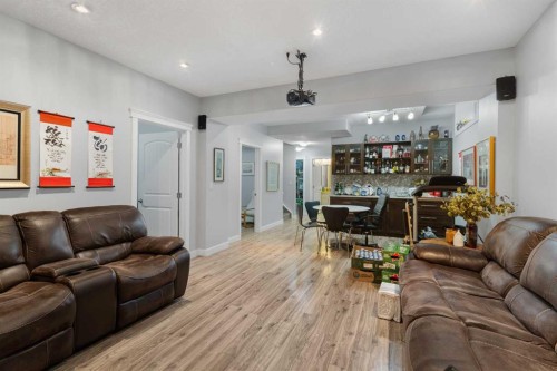 16 Redstone Parade Ne, Calgary, AB - Indoor Photo Showing Living Room
