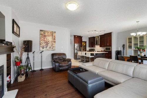 16 Redstone Parade Ne, Calgary, AB - Indoor Photo Showing Living Room