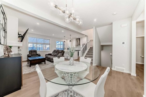 26 Lavender Drive Se, Calgary, AB - Indoor Photo Showing Dining Room