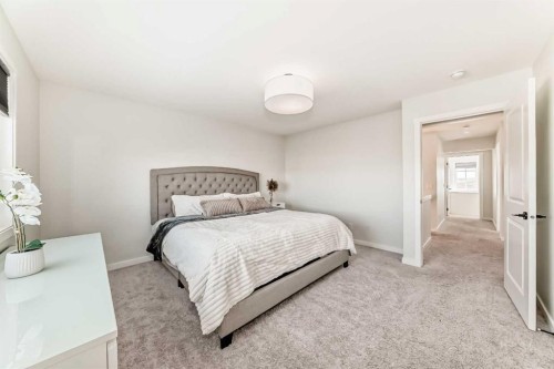 26 Lavender Drive Se, Calgary, AB - Indoor Photo Showing Bedroom