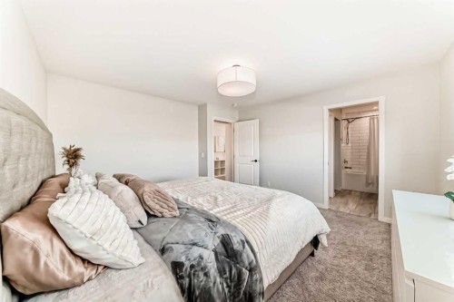 26 Lavender Drive Se, Calgary, AB - Indoor Photo Showing Bedroom