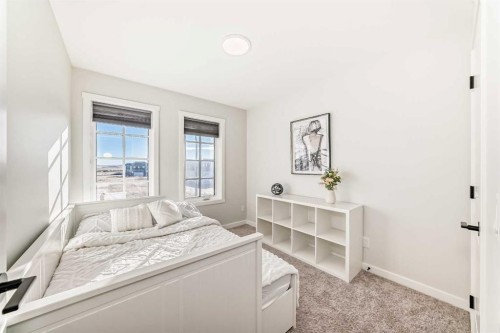26 Lavender Drive Se, Calgary, AB - Indoor Photo Showing Bedroom