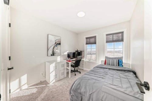 26 Lavender Drive Se, Calgary, AB - Indoor Photo Showing Bedroom