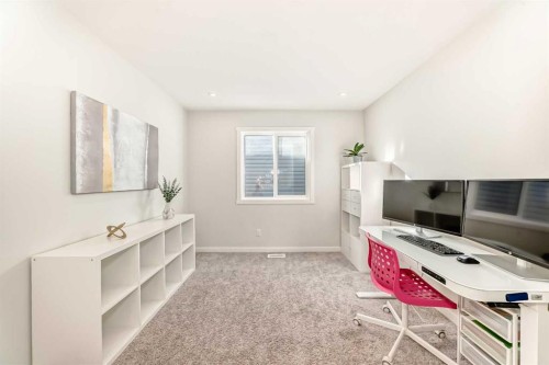 26 Lavender Drive Se, Calgary, AB - Indoor Photo Showing Office