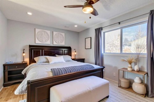 107 Sierra Nevada Close Sw, Calgary, AB - Indoor Photo Showing Bedroom