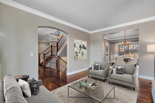 5512 Baroc Road Nw, Calgary, AB - Indoor Photo Showing Living Room