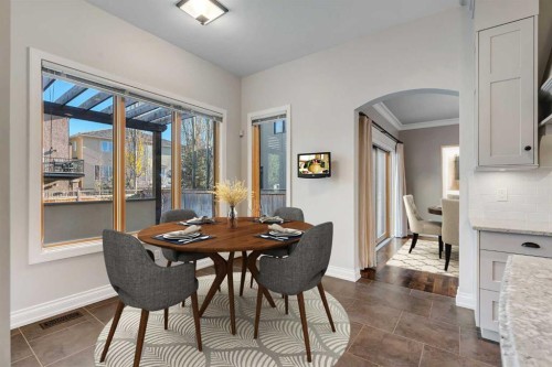 5512 Baroc Road Nw, Calgary, AB - Indoor Photo Showing Dining Room