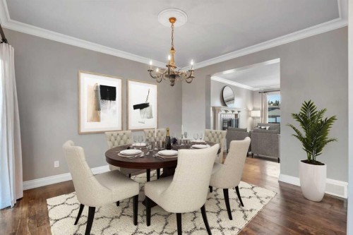 5512 Baroc Road Nw, Calgary, AB - Indoor Photo Showing Dining Room