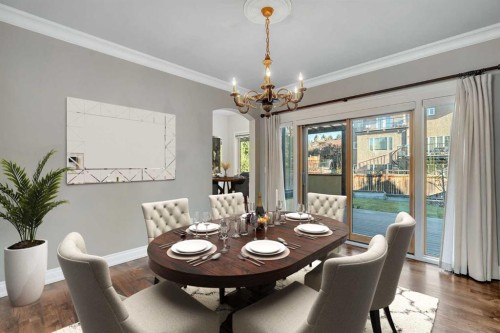 5512 Baroc Road Nw, Calgary, AB - Indoor Photo Showing Dining Room