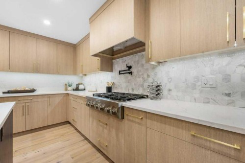 711 Mckenzie Lake Bay Se, Calgary, AB - Indoor Photo Showing Kitchen With Upgraded Kitchen