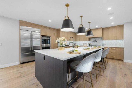 711 Mckenzie Lake Bay Se, Calgary, AB - Indoor Photo Showing Kitchen With Upgraded Kitchen