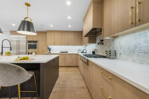 711 Mckenzie Lake Bay Se, Calgary, AB - Indoor Photo Showing Kitchen With Upgraded Kitchen