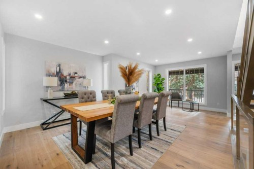 711 Mckenzie Lake Bay Se, Calgary, AB - Indoor Photo Showing Dining Room