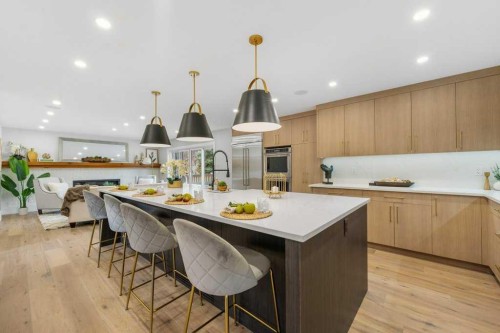 711 Mckenzie Lake Bay Se, Calgary, AB - Indoor Photo Showing Kitchen With Upgraded Kitchen