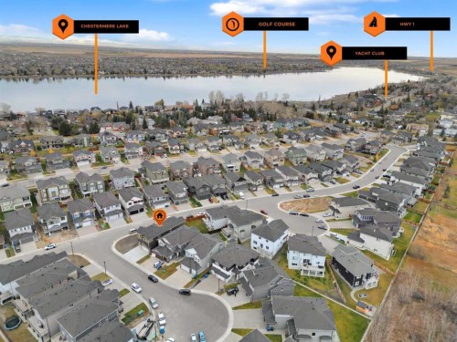 203 Kinniburgh Place, Chestermere, AB - Outdoor With Body Of Water With View