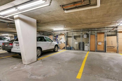 2107-7451 Springbank Boulevard Sw, Calgary, AB - Indoor Photo Showing Garage