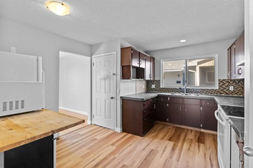 5027 40 Avenue Sw, Calgary, AB - Indoor Photo Showing Kitchen With Double Sink