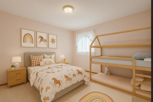 301 Riverview Green, Cochrane, AB - Indoor Photo Showing Bedroom