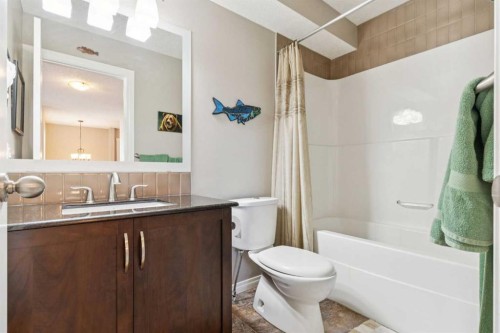 645 Panatella Boulevard Nw, Calgary, AB - Indoor Photo Showing Bathroom
