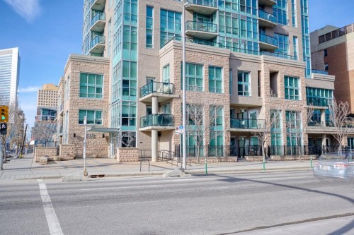609-788 12 Avenue Sw, Calgary, AB - Outdoor With Balcony With Facade