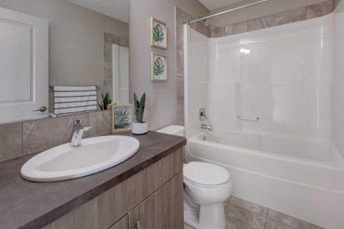 66 Evanscrest Terrace Nw, Calgary, AB - Indoor Photo Showing Bathroom