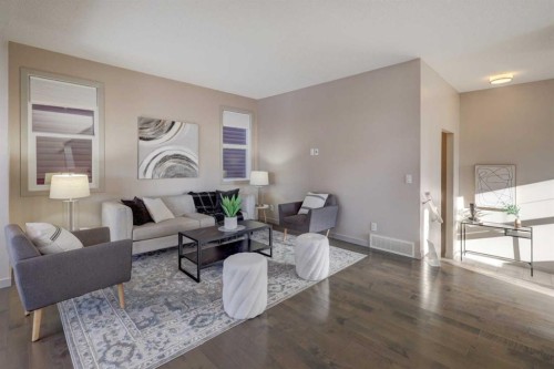 66 Evanscrest Terrace Nw, Calgary, AB - Indoor Photo Showing Living Room