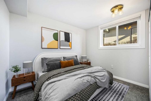 27A-333 Braxton Place Sw, Calgary, AB - Indoor Photo Showing Bedroom