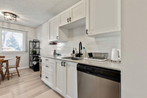 1-6412 4 Street Ne, Calgary, AB - Indoor Photo Showing Kitchen With Upgraded Kitchen