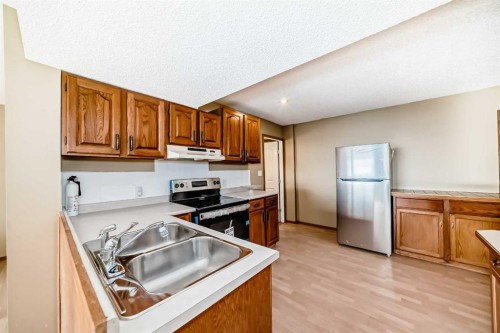 61 Royal Birch Grove Nw, Calgary, AB - Indoor Photo Showing Kitchen With Double Sink