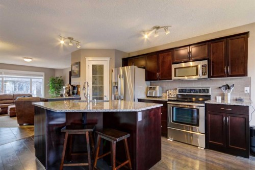 207 Cranford Crescent Se, Calgary, AB - Indoor Photo Showing Kitchen With Stainless Steel Kitchen With Upgraded Kitchen