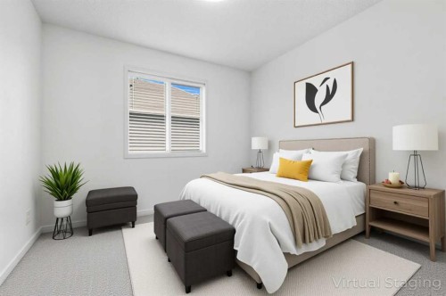 45 Everglen Crescent Sw, Calgary, AB - Indoor Photo Showing Bedroom