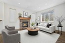 45 Everglen Crescent Sw, Calgary, AB  - Indoor Photo Showing Living Room With Fireplace 