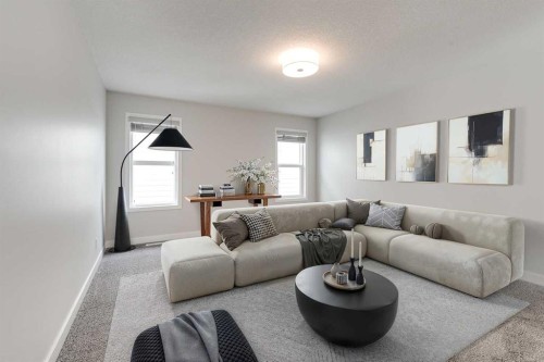 57 Magnolia Heath Se, Calgary, AB - Indoor Photo Showing Living Room