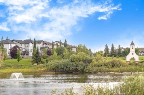 2016 Brightoncrest Green Se, Calgary, AB - Outdoor With Body Of Water With View