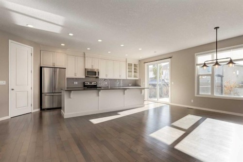 2016 Brightoncrest Green Se, Calgary, AB - Indoor Photo Showing Kitchen With Stainless Steel Kitchen With Upgraded Kitchen