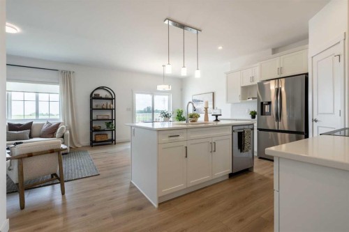 506 Ranch Green, Strathmore, AB - Indoor Photo Showing Kitchen With Upgraded Kitchen