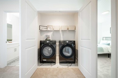 506 Ranch Green, Strathmore, AB - Indoor Photo Showing Laundry Room